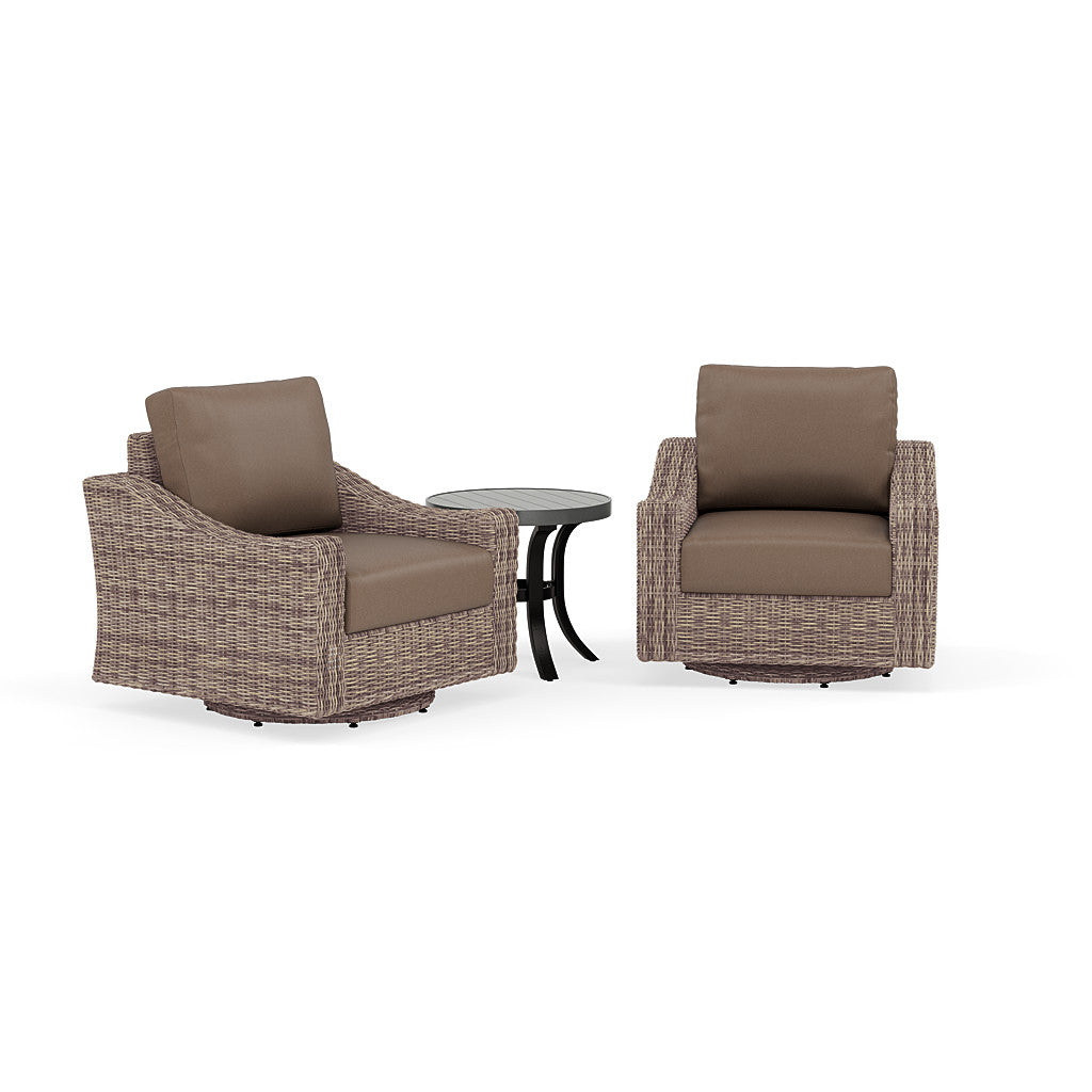 Mill Valley Club Swivel Chair Set