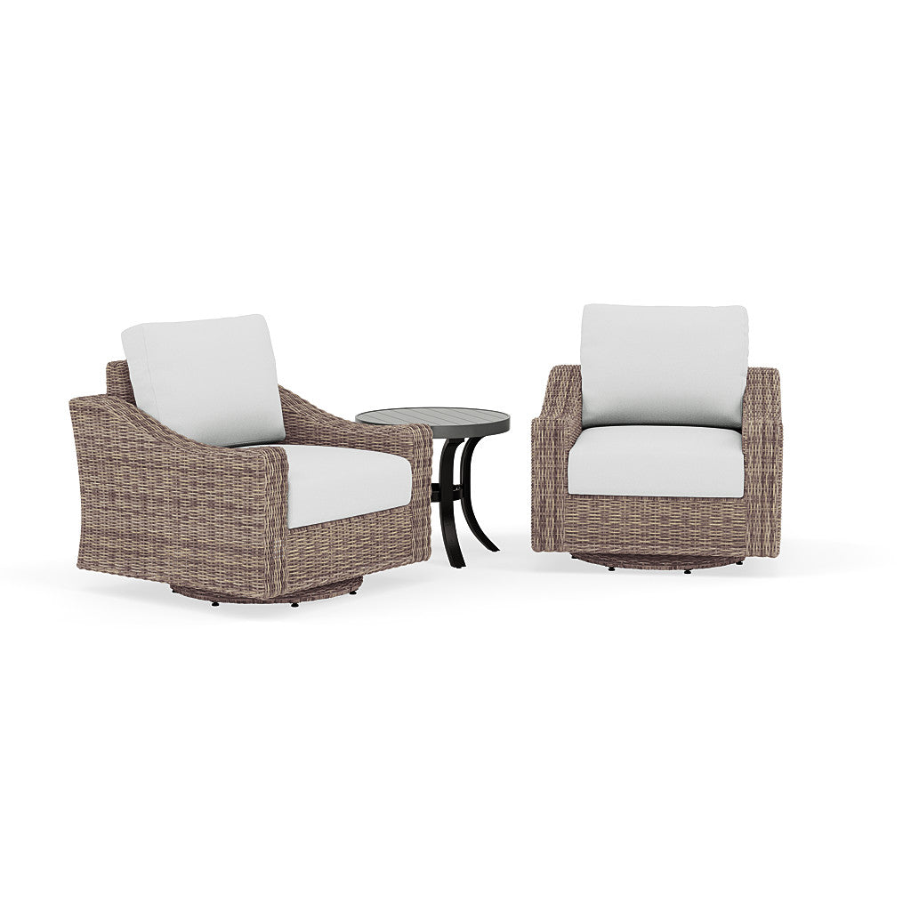 Mill Valley Club Swivel Chair Set