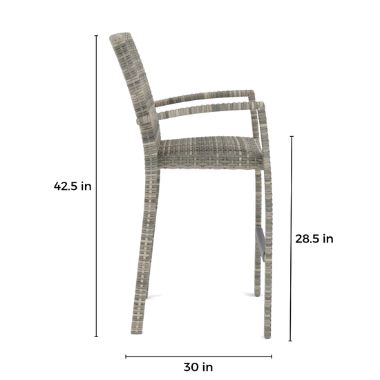 Malibu Bar Chair-DIMENSION-SIDE