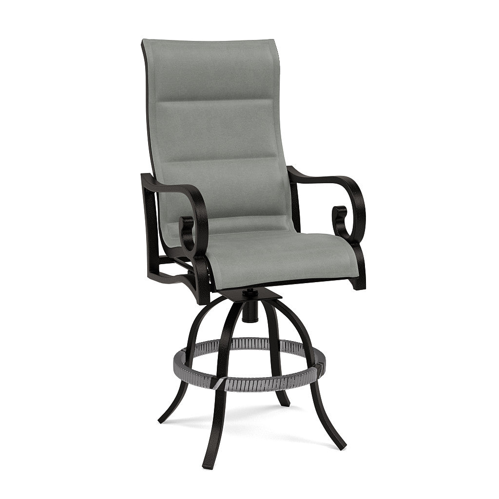 Rancho Padded Sling Swivel Balcony Chair