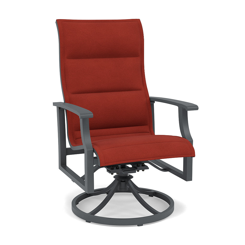 Rockport Padded Sling Swivel Dining Chair