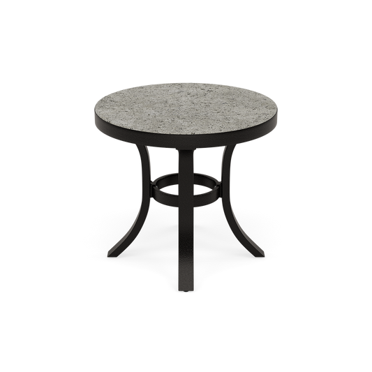 24" Round Dekton Topped End Table