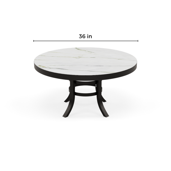 Round Coffee Tables - Multiple Colors and Sizes-DIMENSION-SIDE