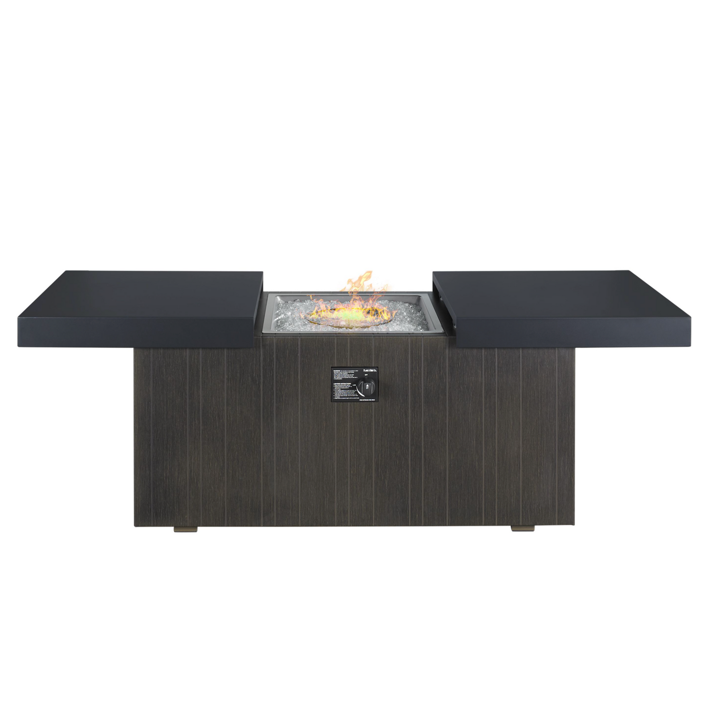 Rectangular Functional Fire Pit (Slide to Open Top)