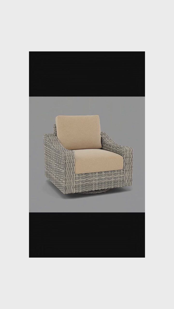 Loire Valley Club Swivel Glider Video