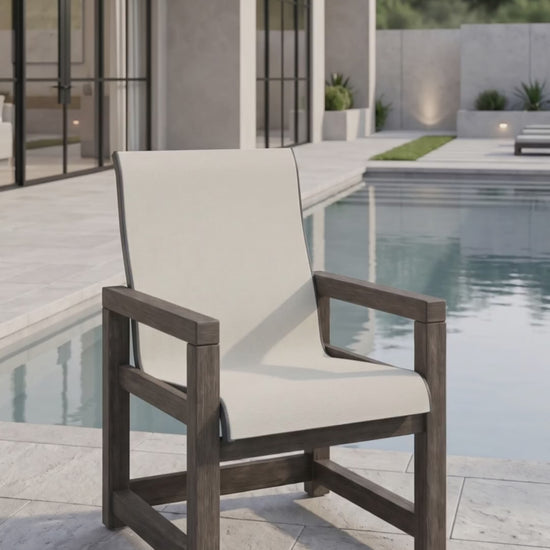Lakeside Sling Dining Chair Paddy O' Furniture