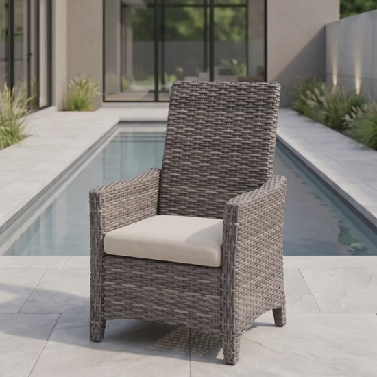 Edge Hill Reclining Dining Chair with Bliss cushions by Paddy O' Furniture.