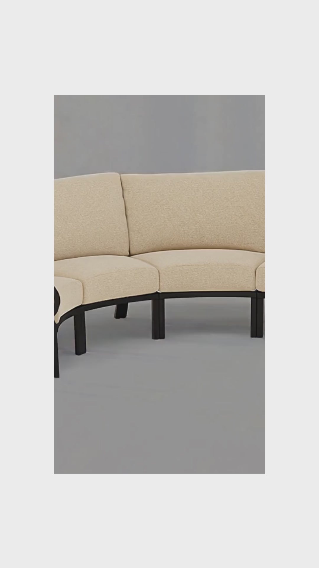 Rancho 4-Seat Curved Sectional