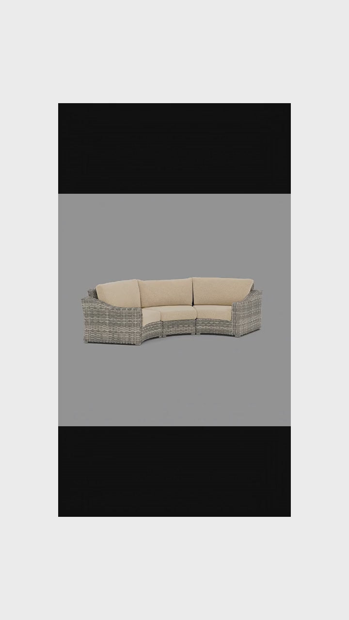 Loire Valley 3 Seat Sectional Video