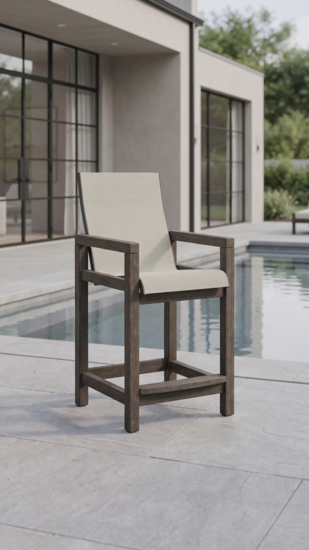Lakeside Sling Bar Chair by Paddy O' Furniture.