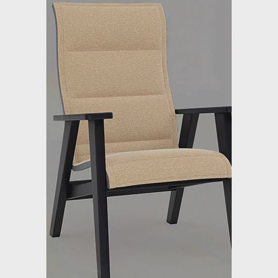 Patriot High Back Padded Sling Dining Chair