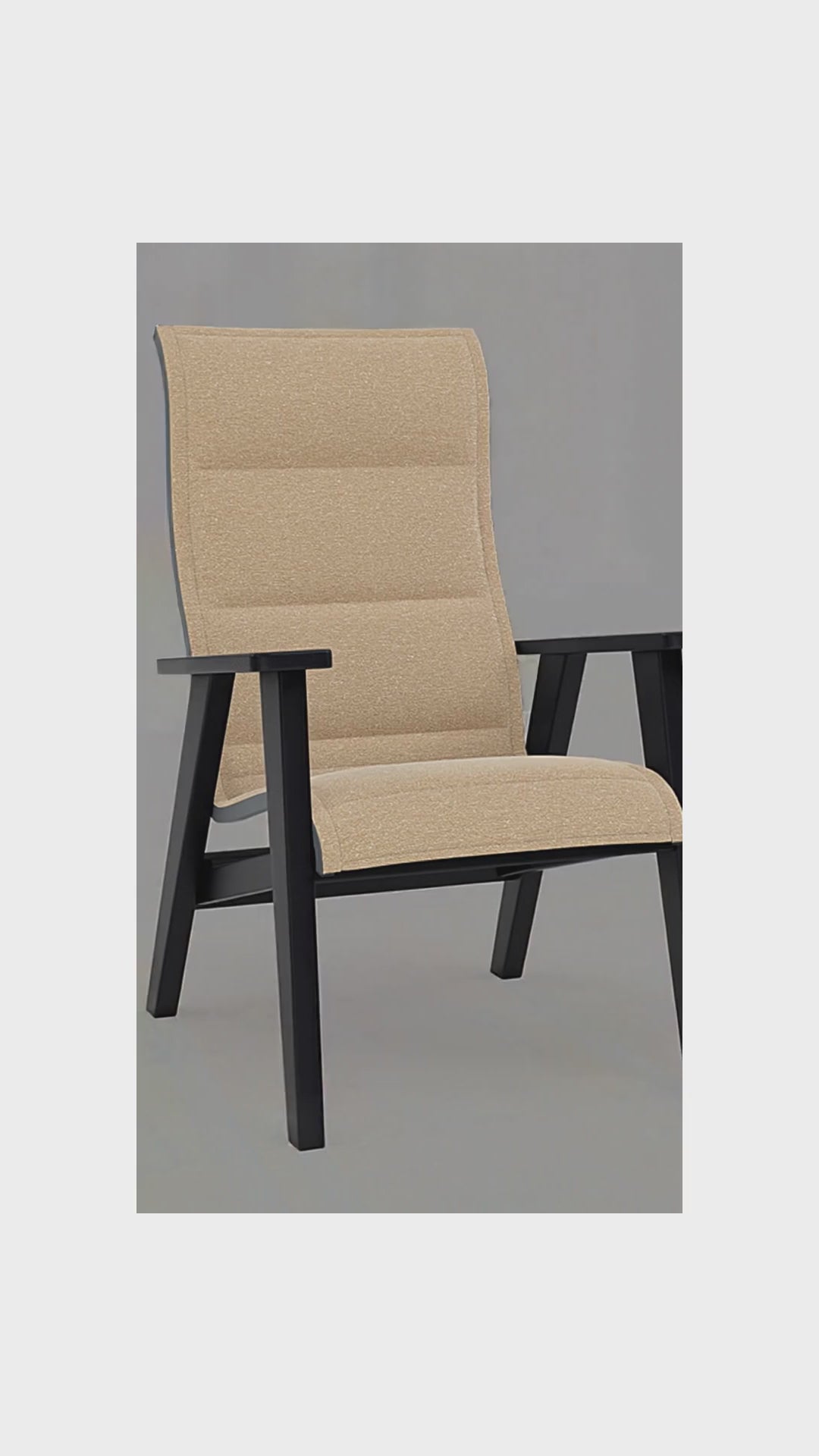 Patriot High Back Padded Sling Dining Chair
