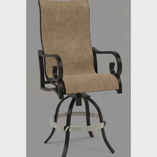 Rancho Sling Swivel Balcony Chair