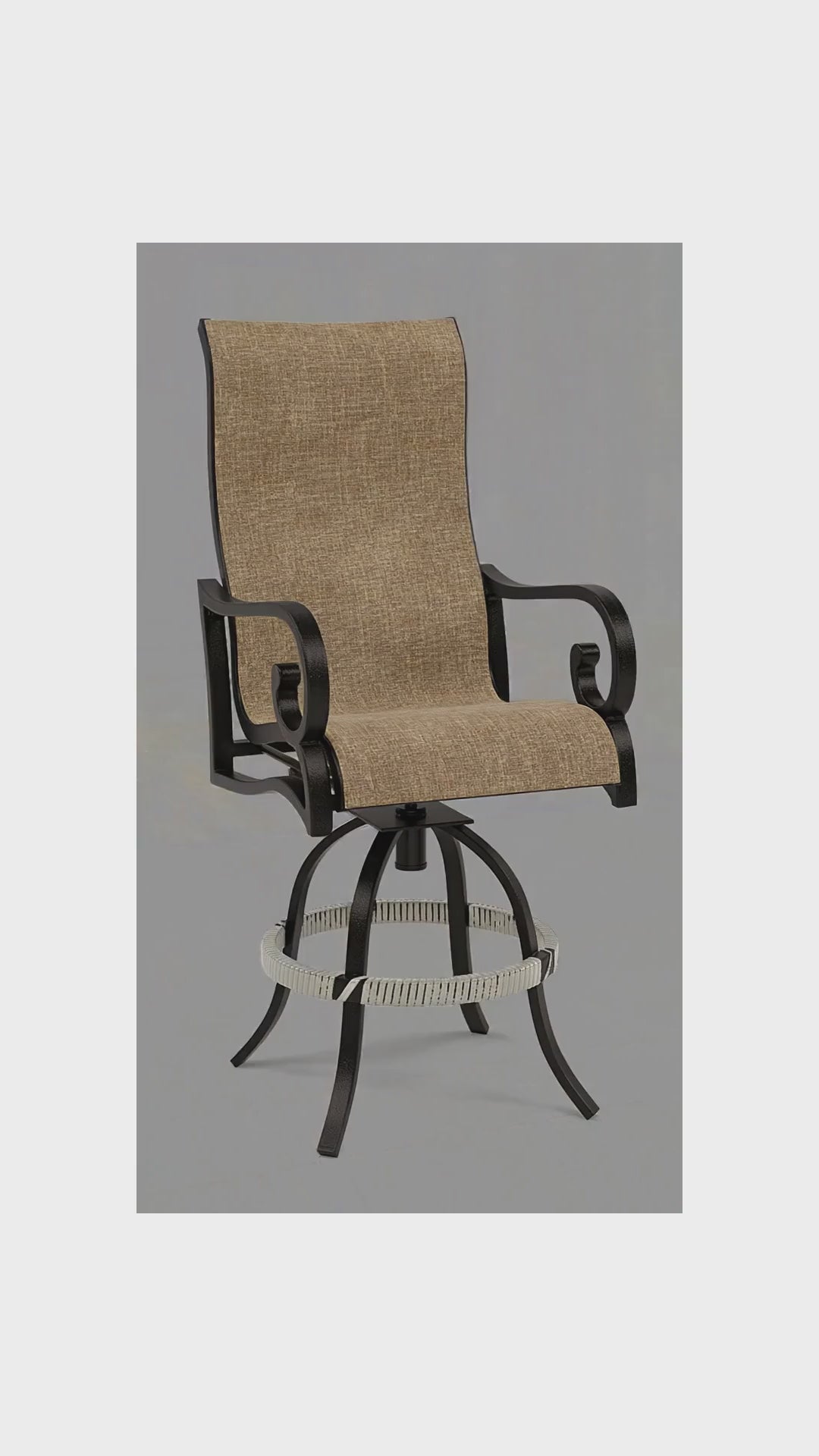 Rancho Sling Swivel Balcony Chair