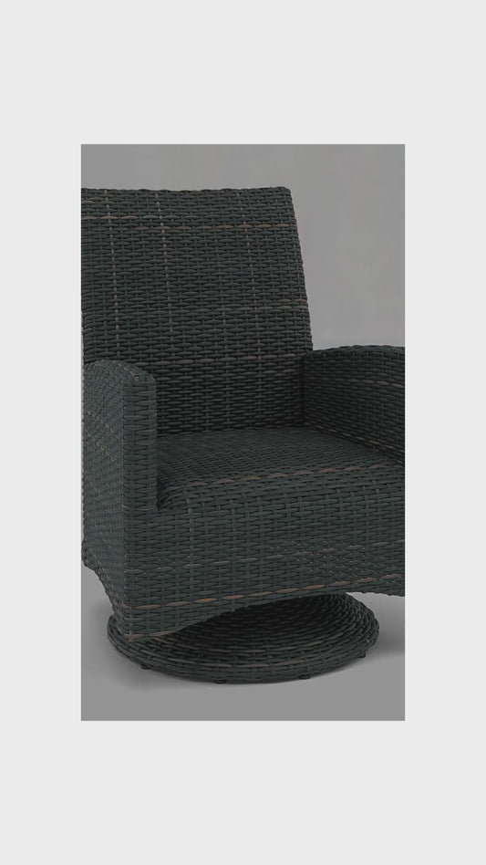 Ventura Woven Dining Swivel Rocker