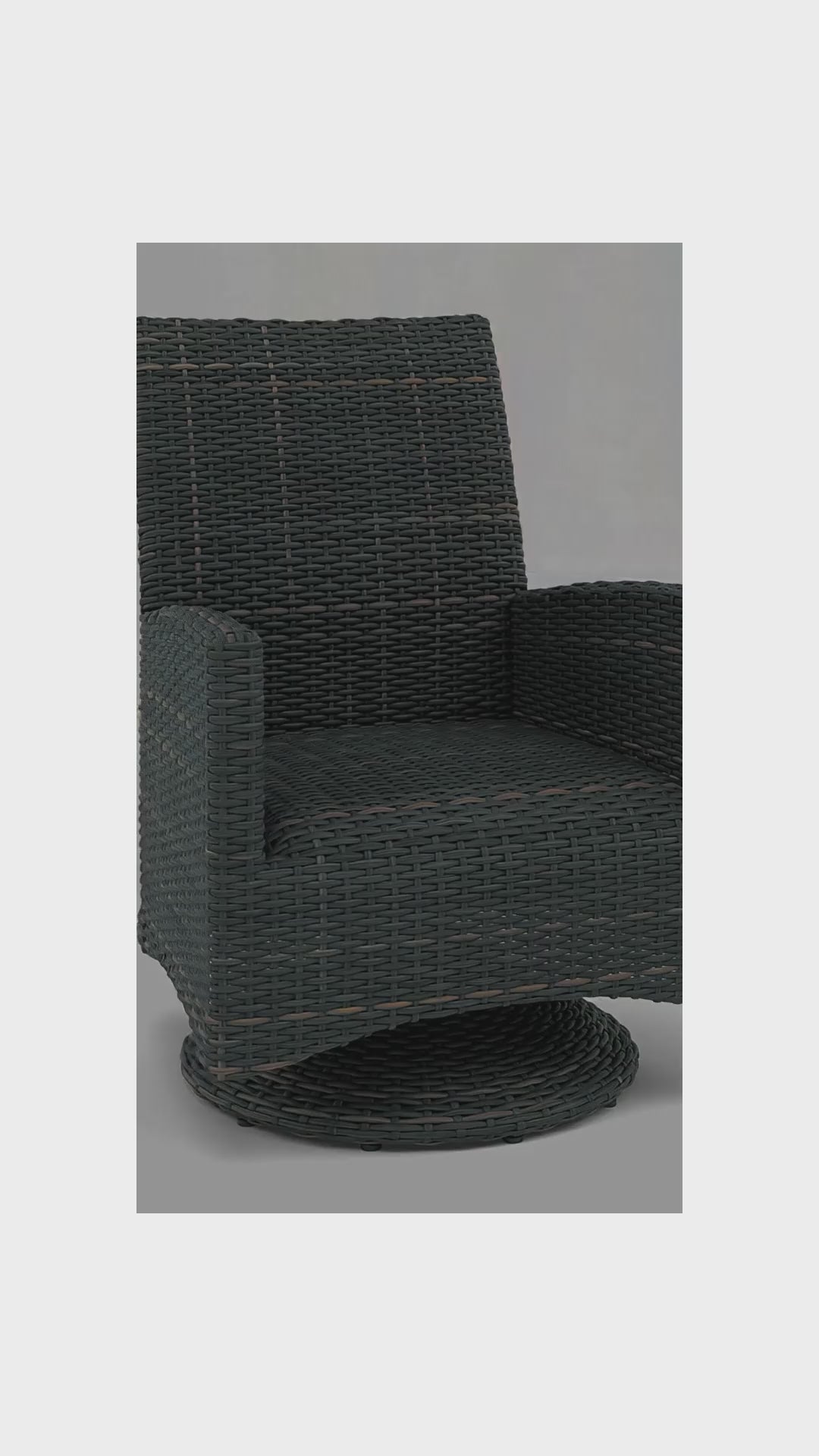 Ventura Woven Dining Swivel Rocker