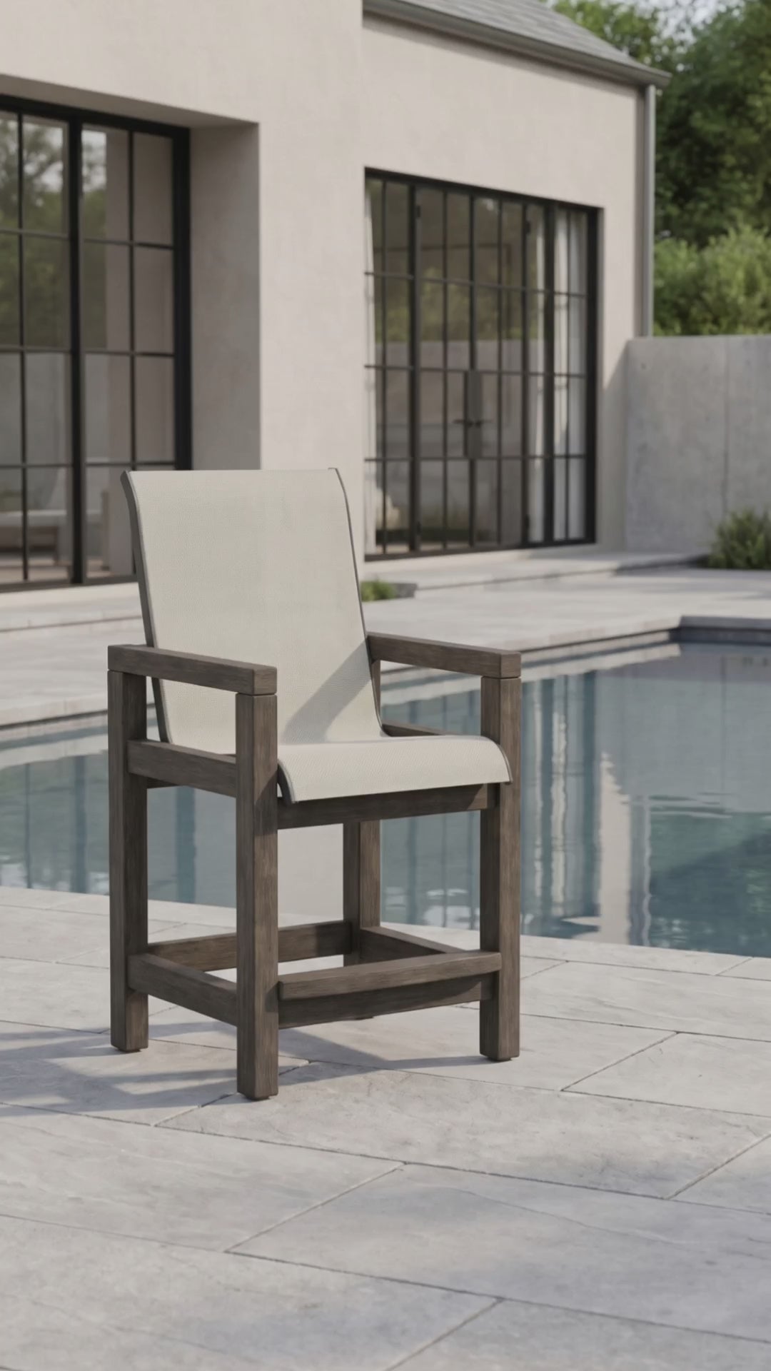 Lakeside Sling Balcony Chair by Paddy O' Furniture.