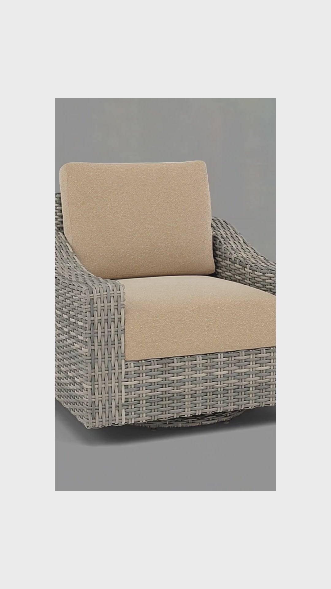 Loire Valley Club Swivel Glider