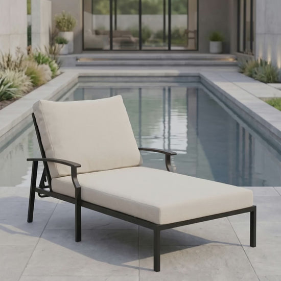 The Newport Cuddle Chaise outdoor lounge chair by Paddy O' Furniture.