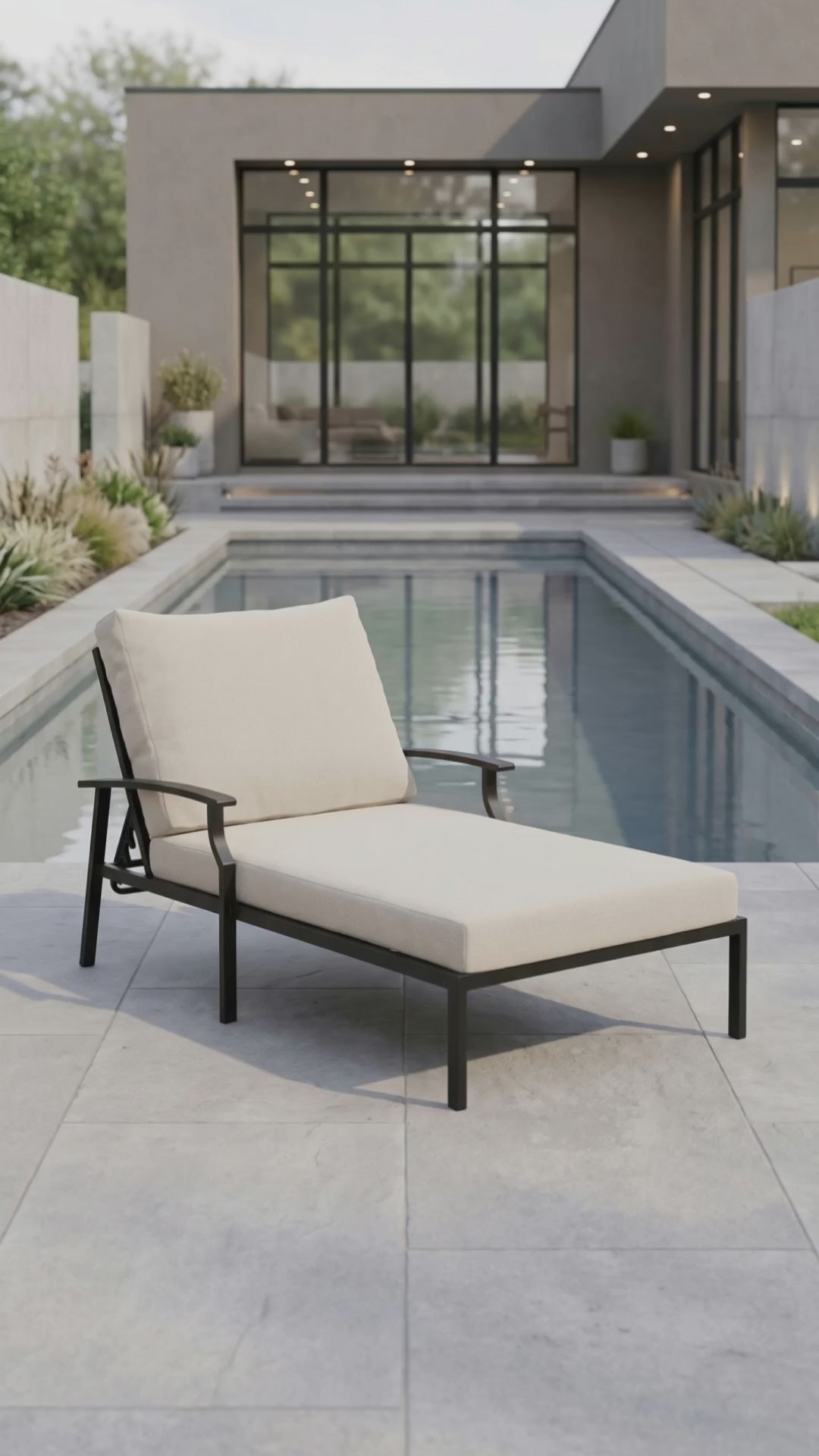 The Newport Cuddle Chaise outdoor lounge chair by Paddy O' Furniture.
