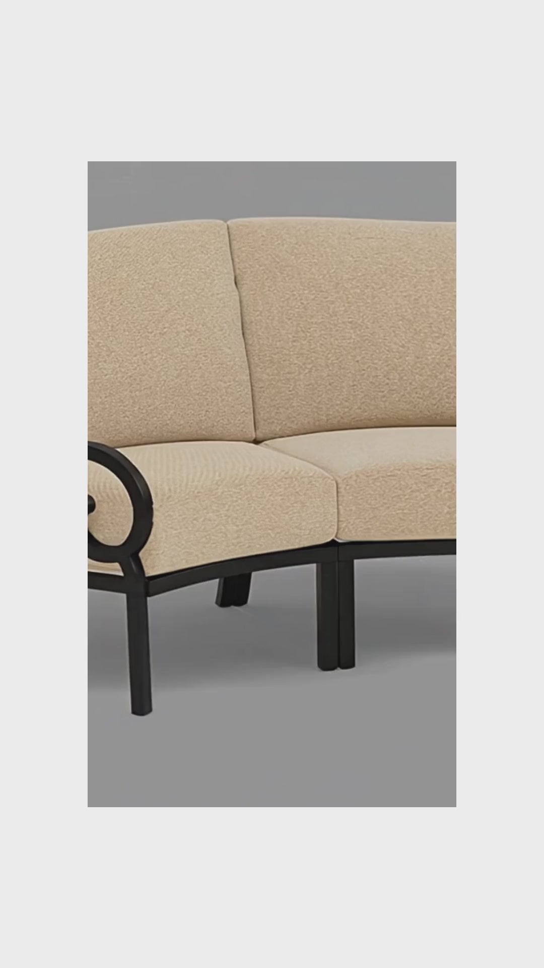 Rancho 2-Seat Curved Sectional