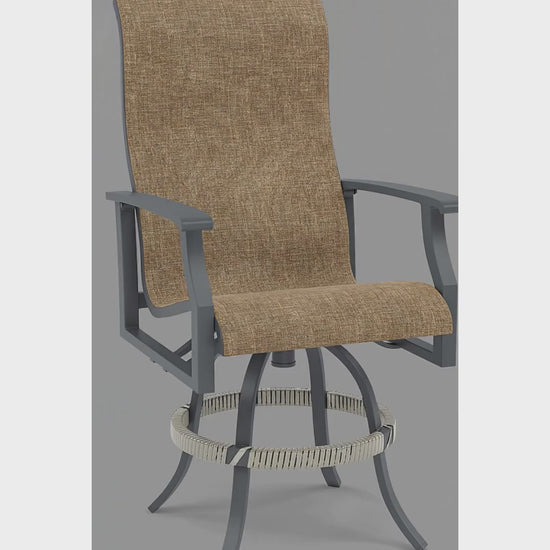 Rockport Sling Swivel Balcony Chair