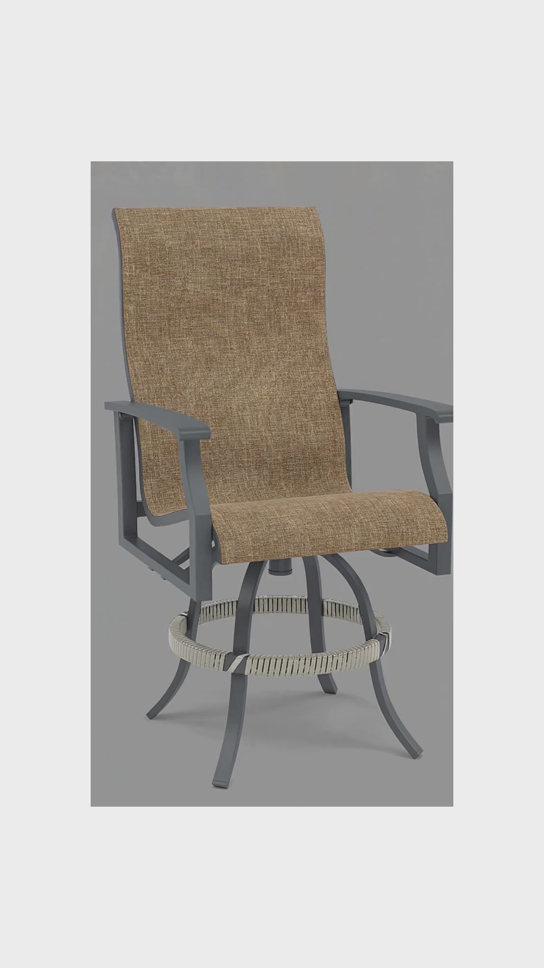 Rockport Sling Swivel Balcony Chair