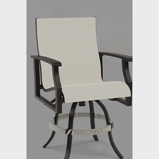 Newport Sling Swivel Balcony Chair