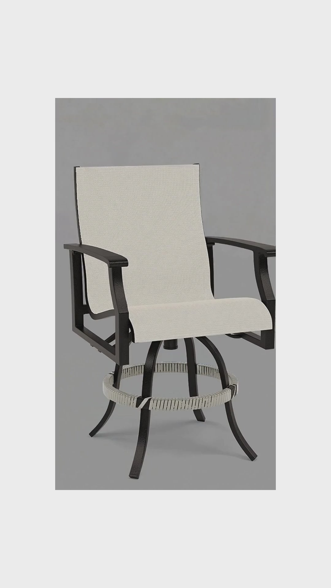 Newport Sling Swivel Balcony Chair