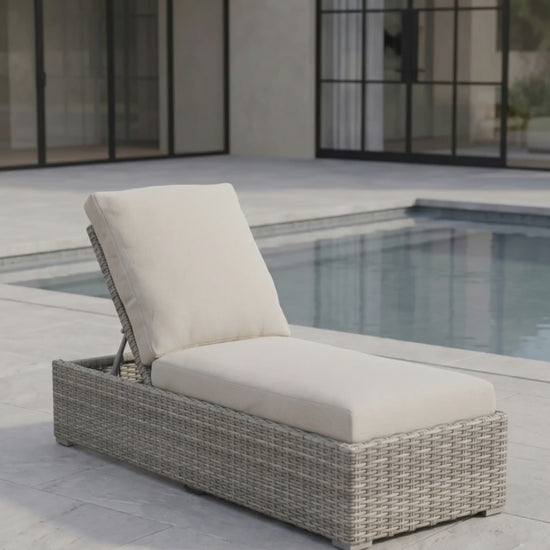 Outdoor Paddy O' Furniture Loire Valley Chaise Lounge for patio relaxation