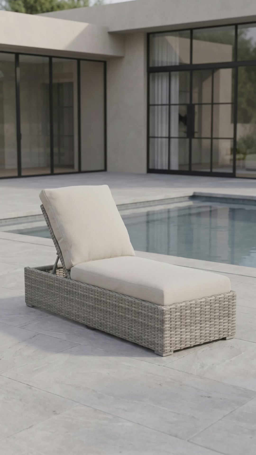 Outdoor Paddy O' Furniture Loire Valley Chaise Lounge for patio relaxation