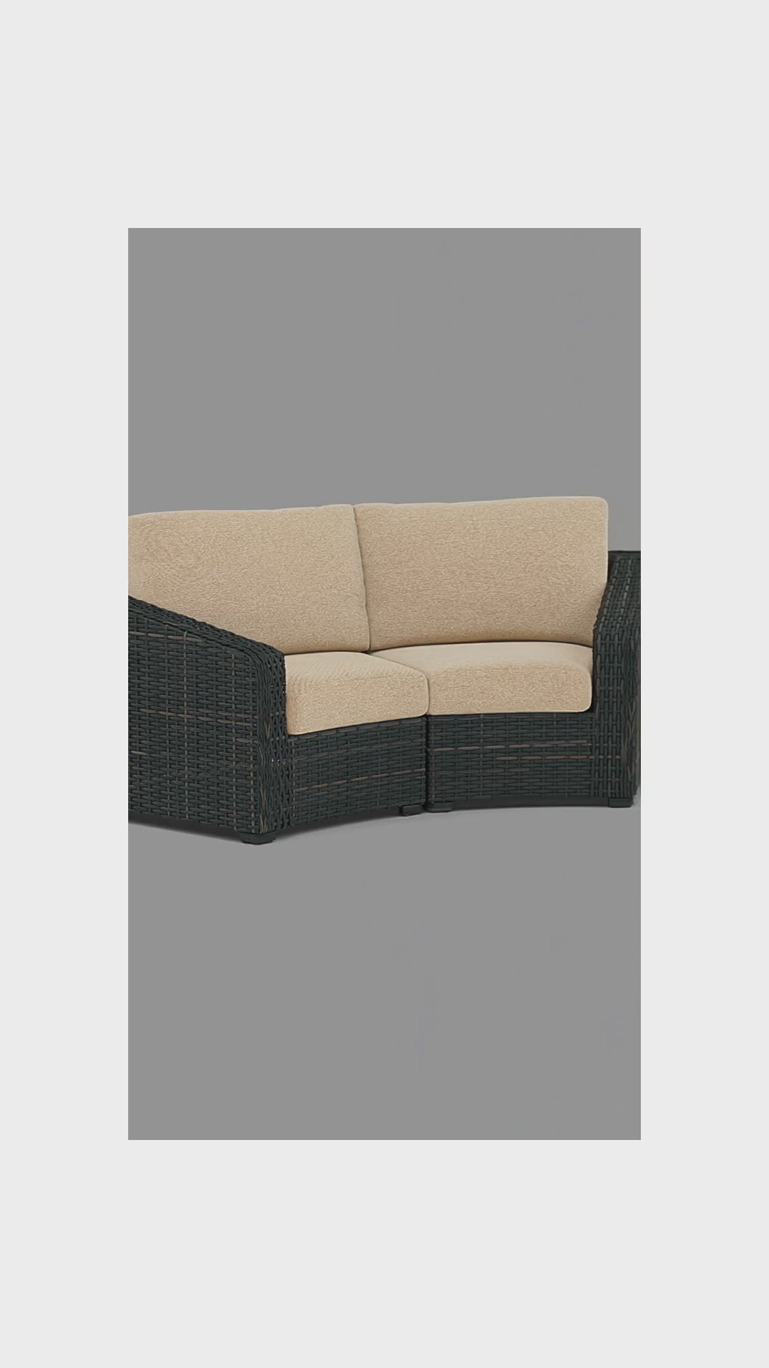 Madison 2-Seat Curved Sectional