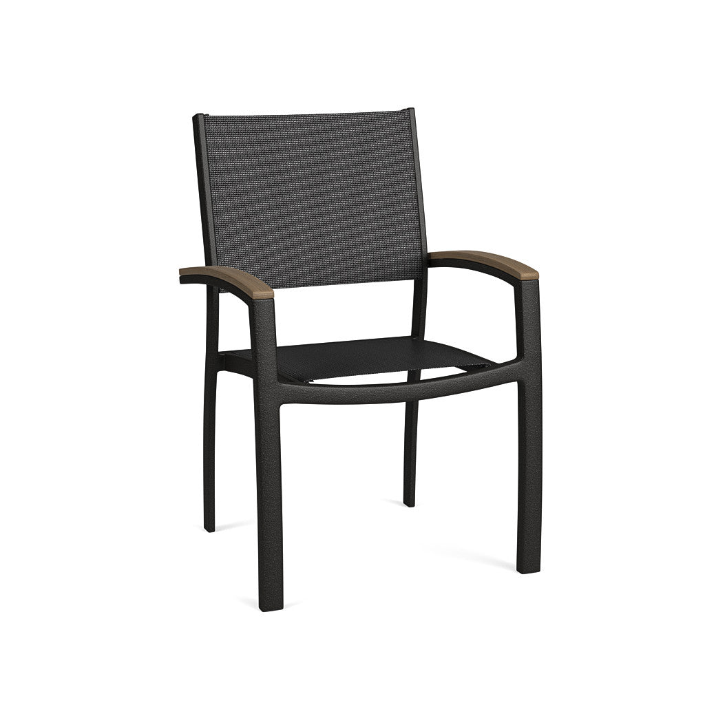 Mission Stackable Sling Dining Chair