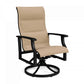 Newport Padded Sling Swivel Dining Chair