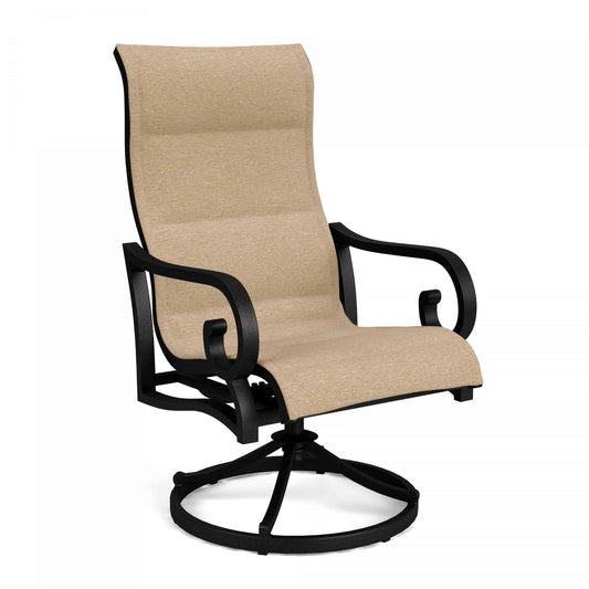 Rancho Padded Sling Swivel Dining Chair
