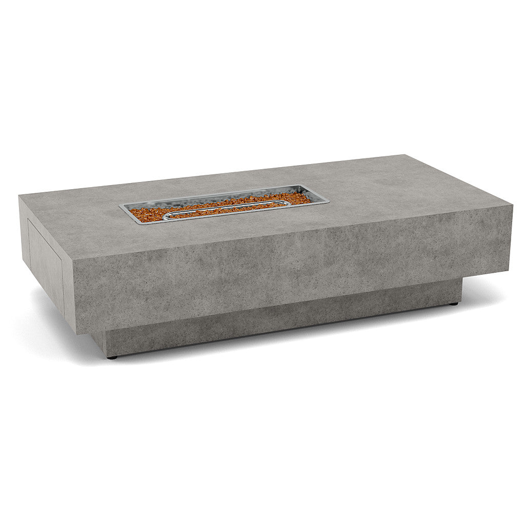 Rectangular Bodega Fire Pit Tables - Multiple Colors and Sizes