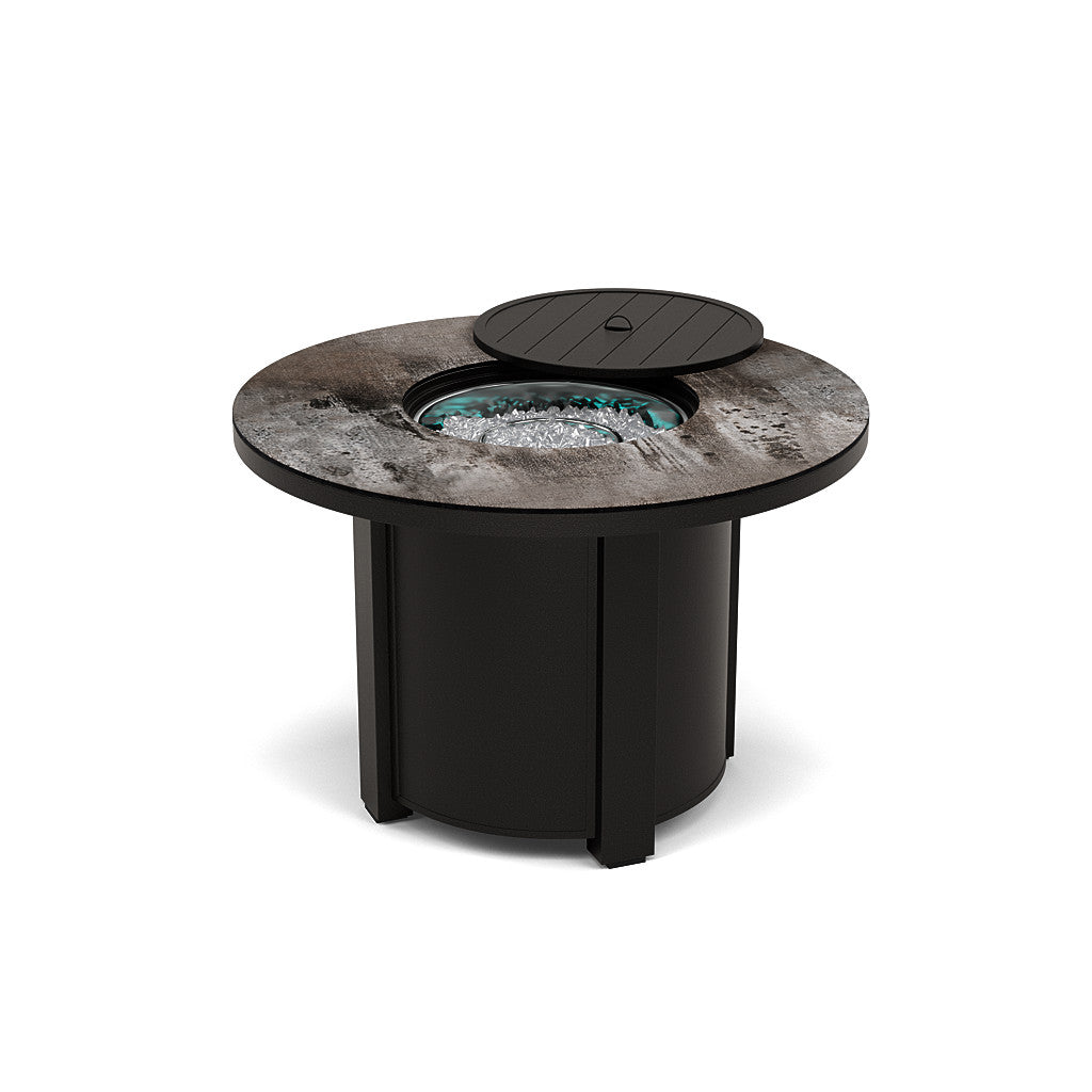 44" Round Dining Fire Pit Table - Multiple Colors and Top Patterns