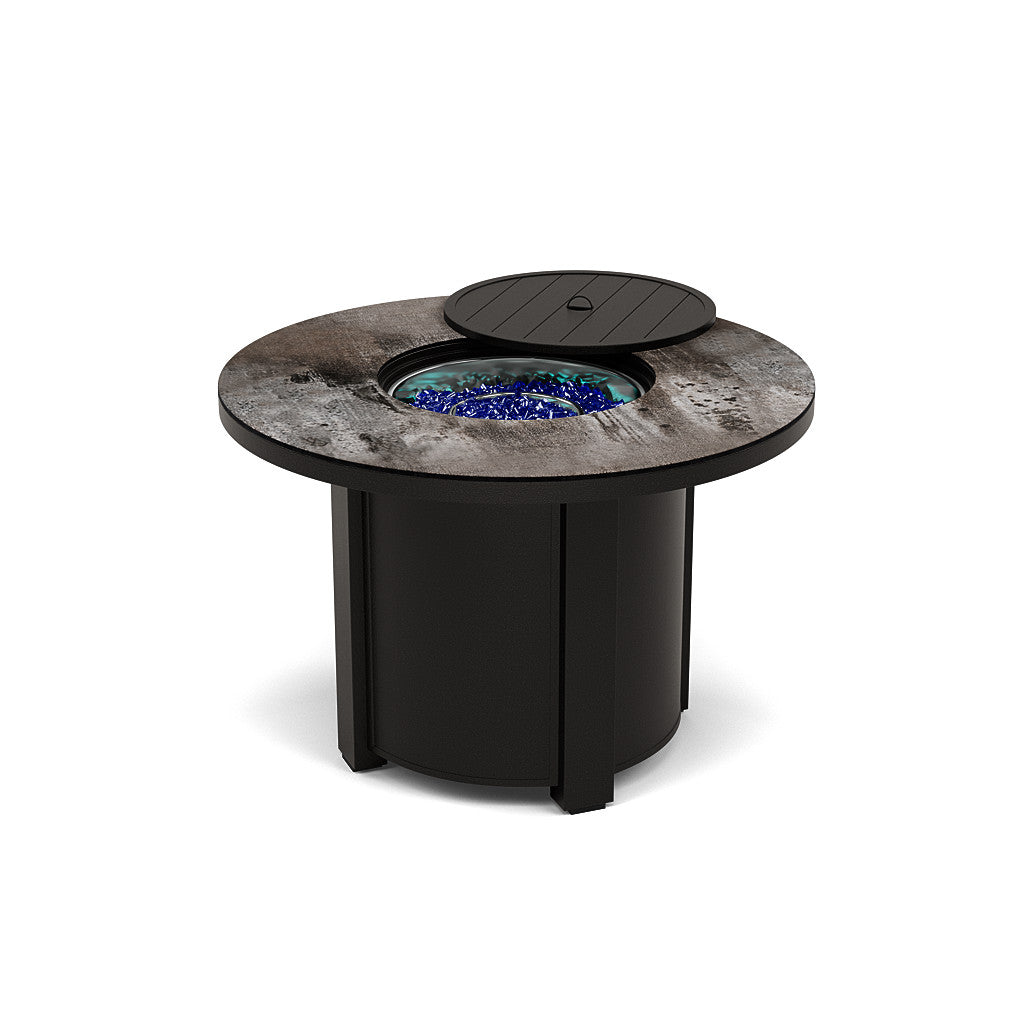 44" Round Dining Fire Pit Table - Multiple Colors and Top Patterns