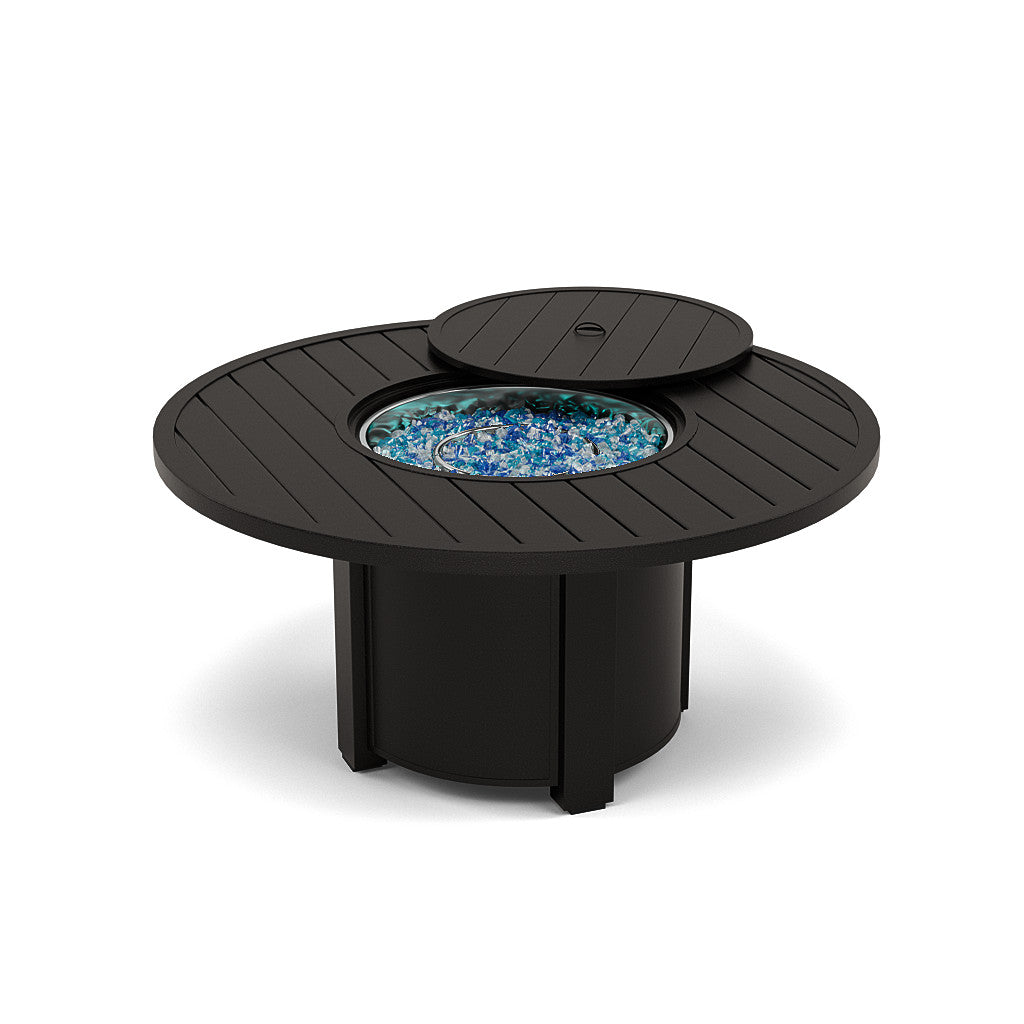 54" Round Chat Fire Pit Table - Multiple Colors and Top Patterns