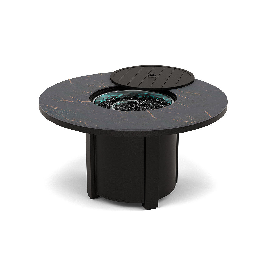54" Round Dining Fire Pit Table - Multiple Colors and Top Patterns