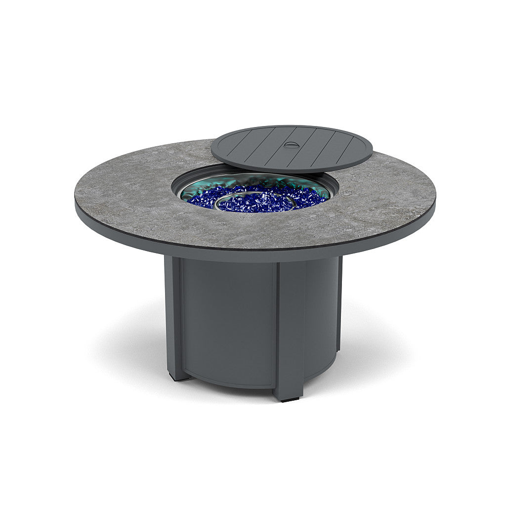 54" Round Dining Fire Pit Table - Multiple Colors and Top Patterns