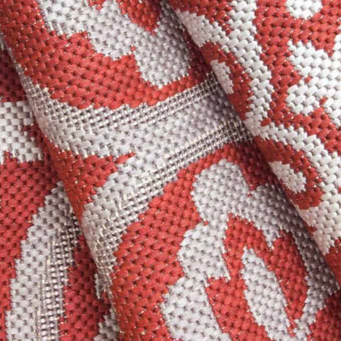 Closeup of Mosaic - Ruby Rug | Shop Patio Accessories & Rugs | Paddy O' Furniture